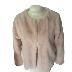 COPY - NWT H&M Pink Fur Coat